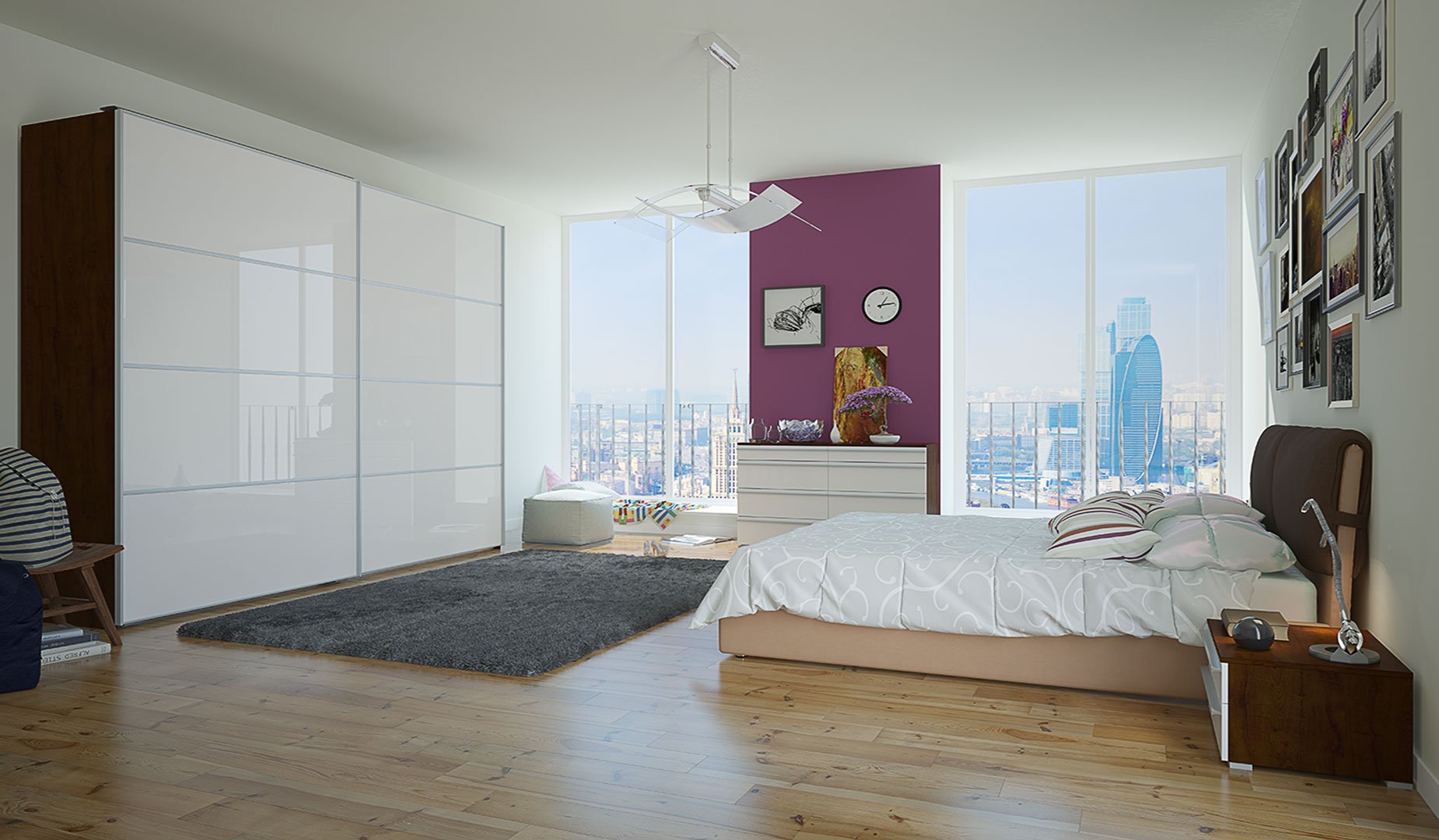 Мебель для Спальная BEDDALI3 - Rioka MEBEL