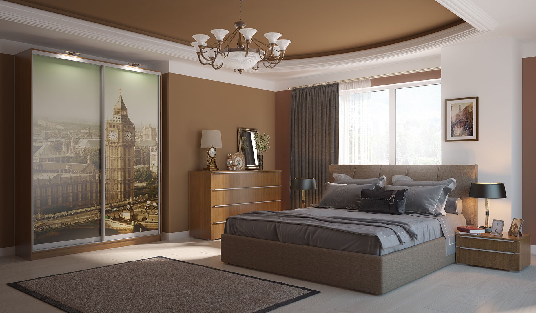 Мебель для Спальная BEDLEO33 - Rioka MEBEL