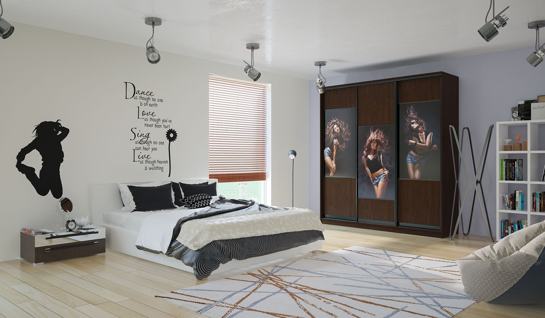 Мебель для Спальная BEDLEO34 - Rioka MEBEL